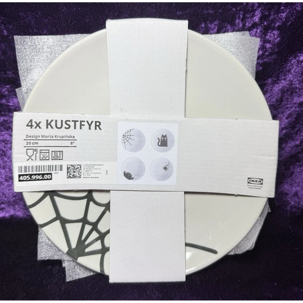 Ikea Kustfyr Plate Set Halloween 8